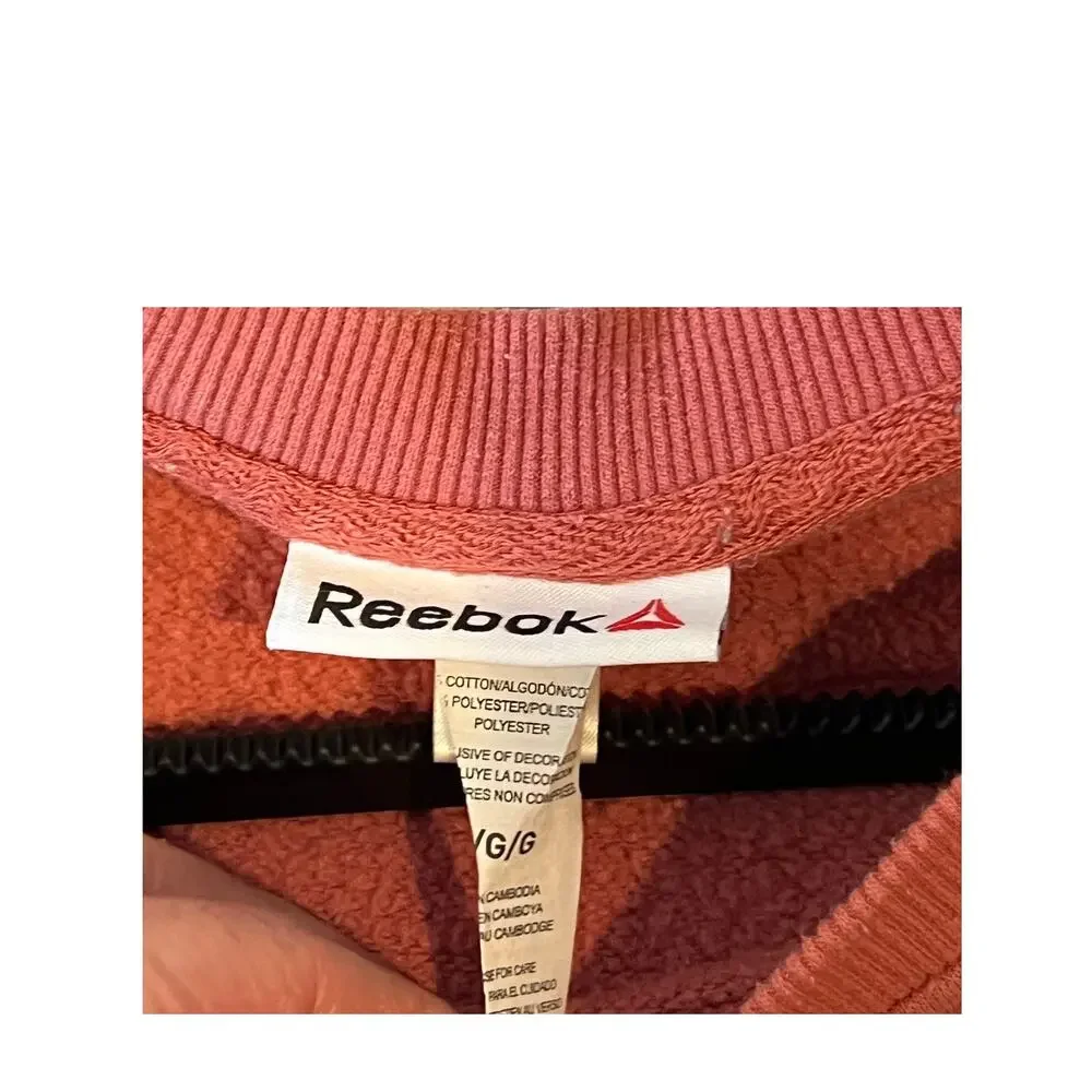 Reebok red burgundy